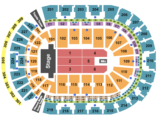 Nationwide Arena Trans-Siberian Orchestra Seating Chart